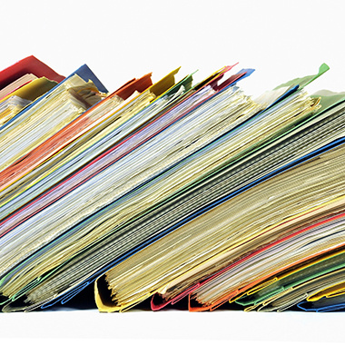 Multicolored documents