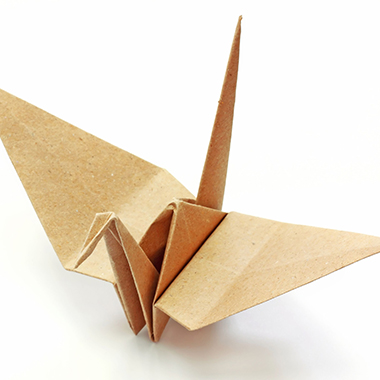 Origami bird