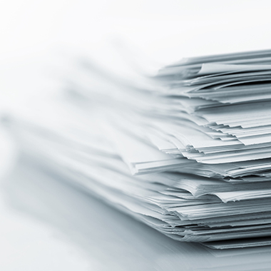 Stack of papers