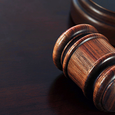 Wooden gavel