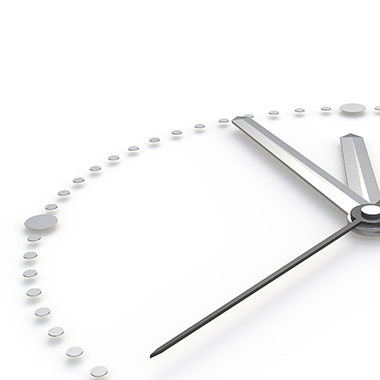 Abstract Platinum clock