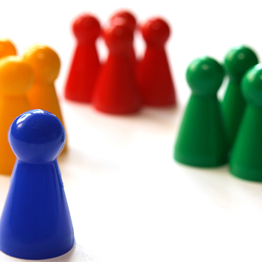 Colorful Game Pieces