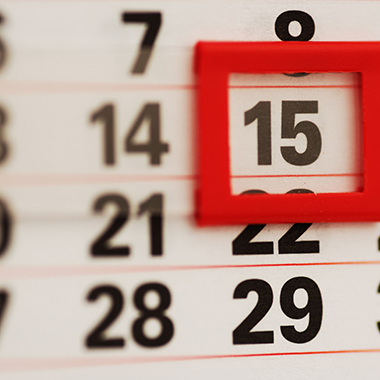 March 15 Deadline