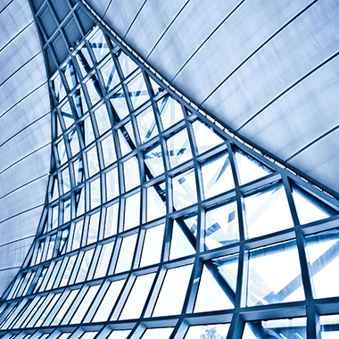 Modern wall of windows