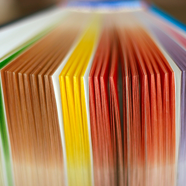 Open Book of Colorful Pages