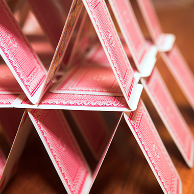 House of Cards on Wood