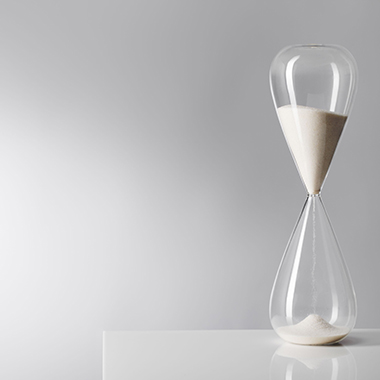 Clear Hourglass