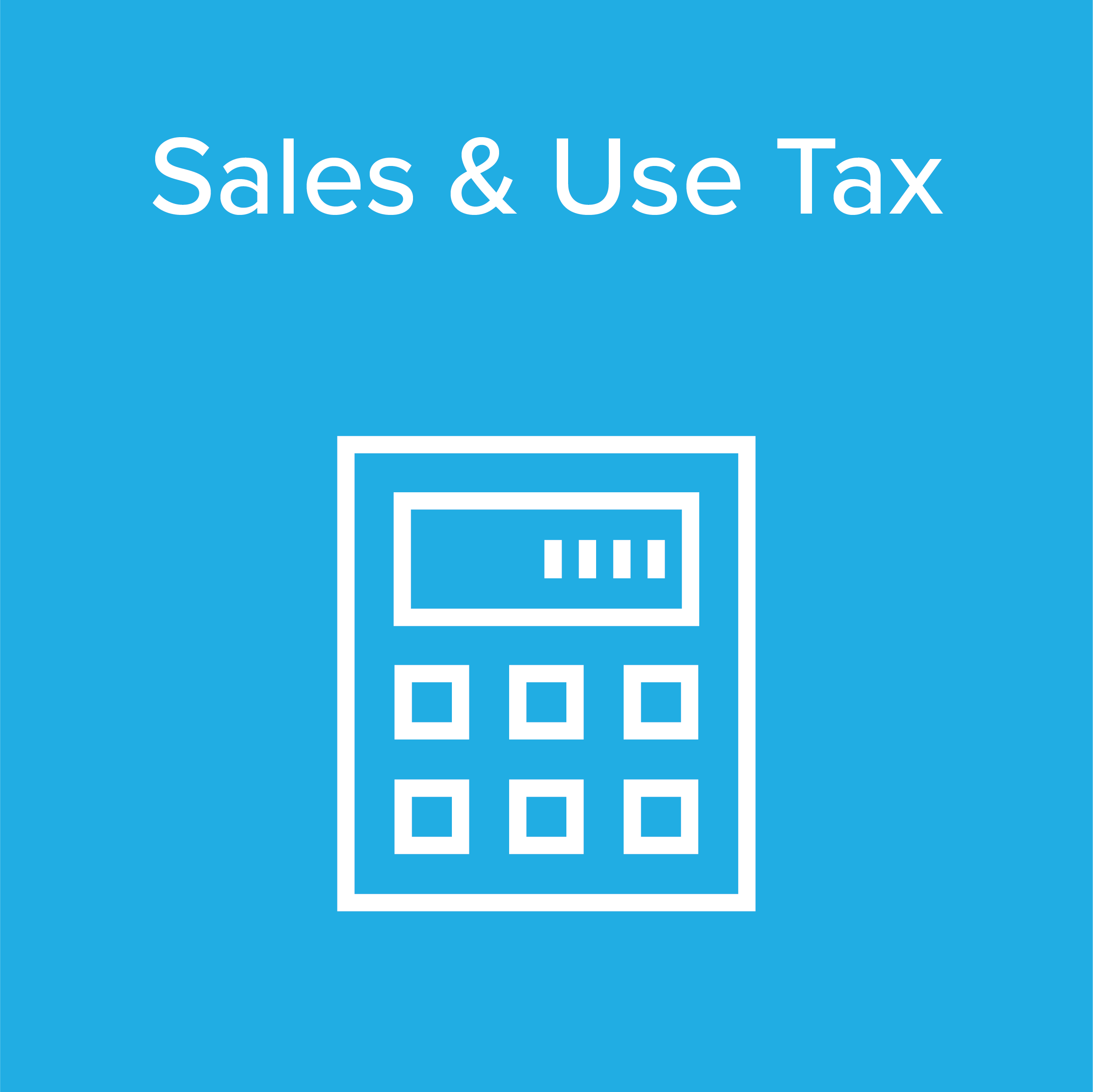 Sales and Use Tax Icon