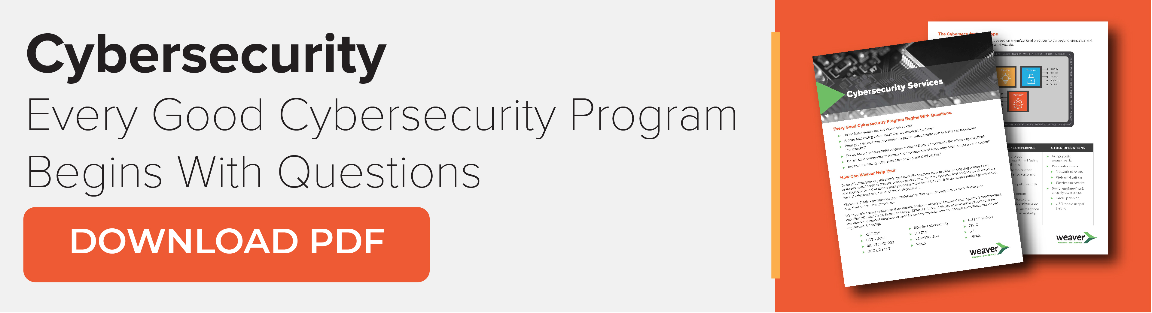 Every Cybersecurity Program Begins With Questions - Download PDF