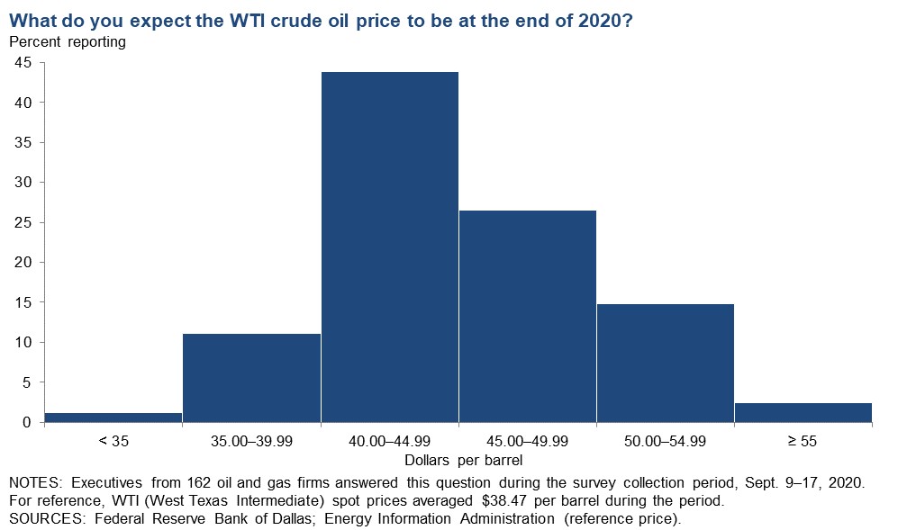 WTI Crude Oil Prices 2020