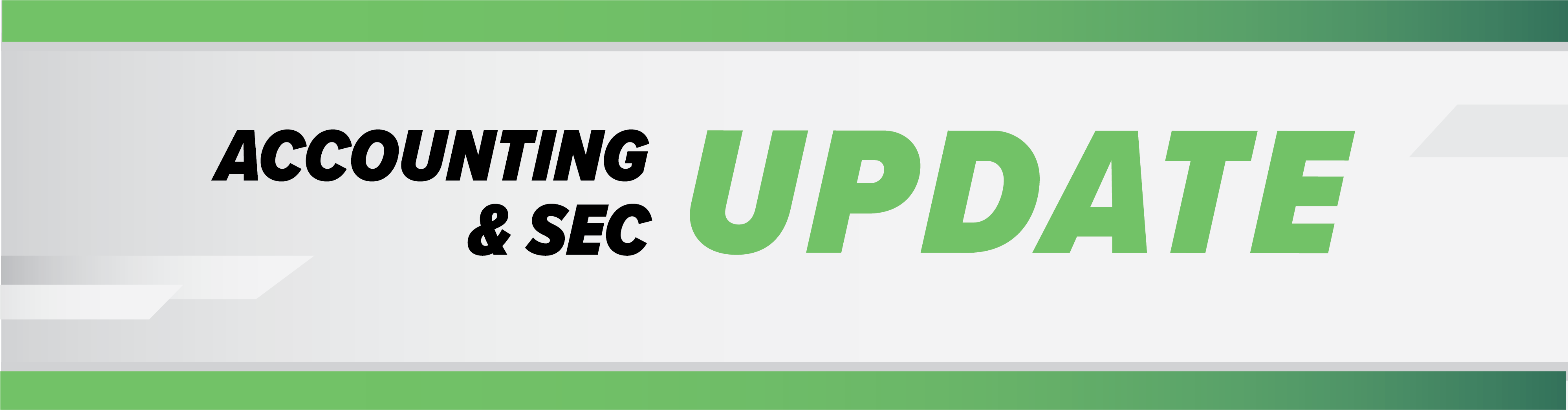 Accounting and SEC Update Banner