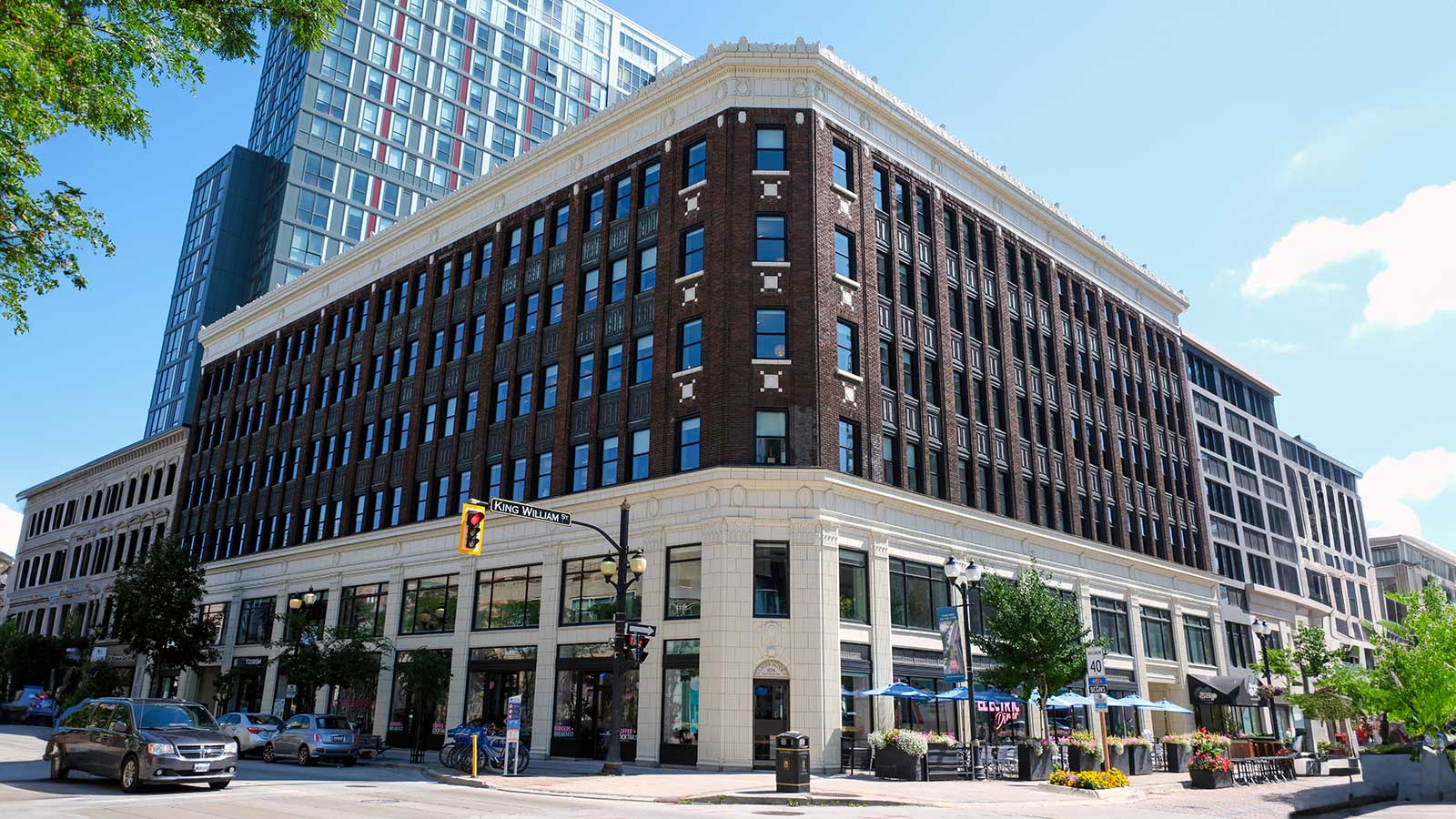 Fully restored, Lister Block is a mixed use commercial building