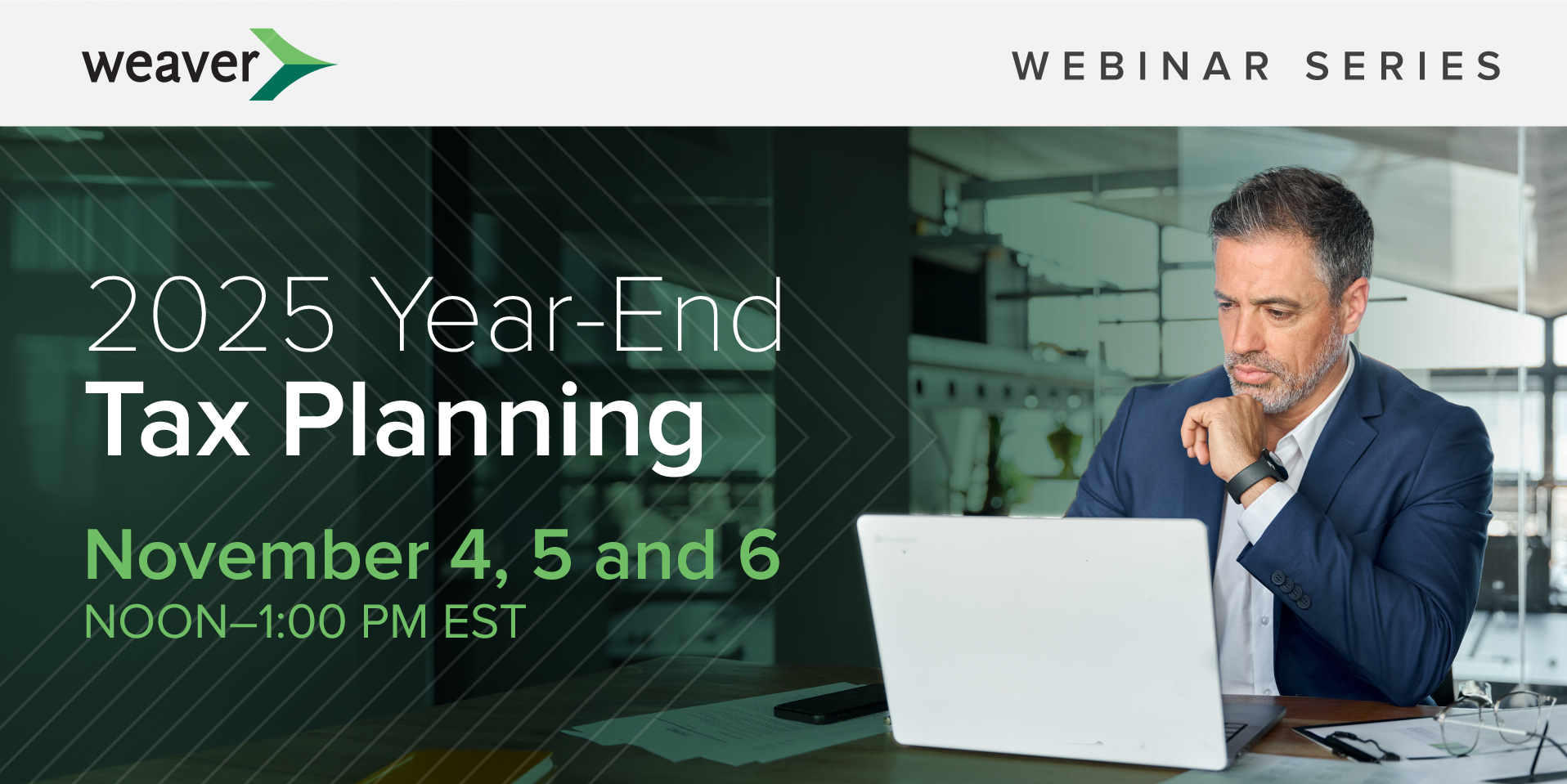 2025 Year-End Tax Planning Webinar Series