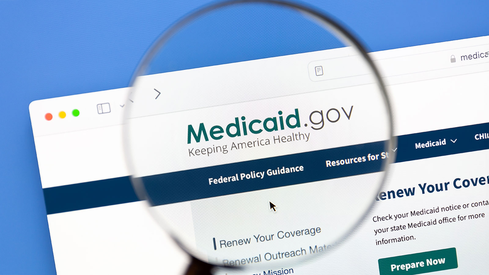 Source: IB Photography - stock.adobe.com Medicaid.gov webpage.