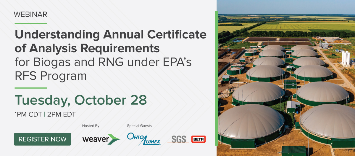 Weaver's EPA Annual Analysis webinar