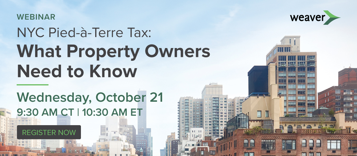 NYC Pied-à-Terre Tax: What Property Owners Need to Know webinar